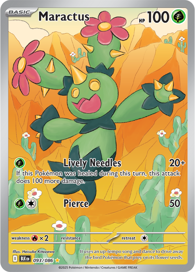 Maractus (093/086) [Scarlet & Violet: Black Bolt]