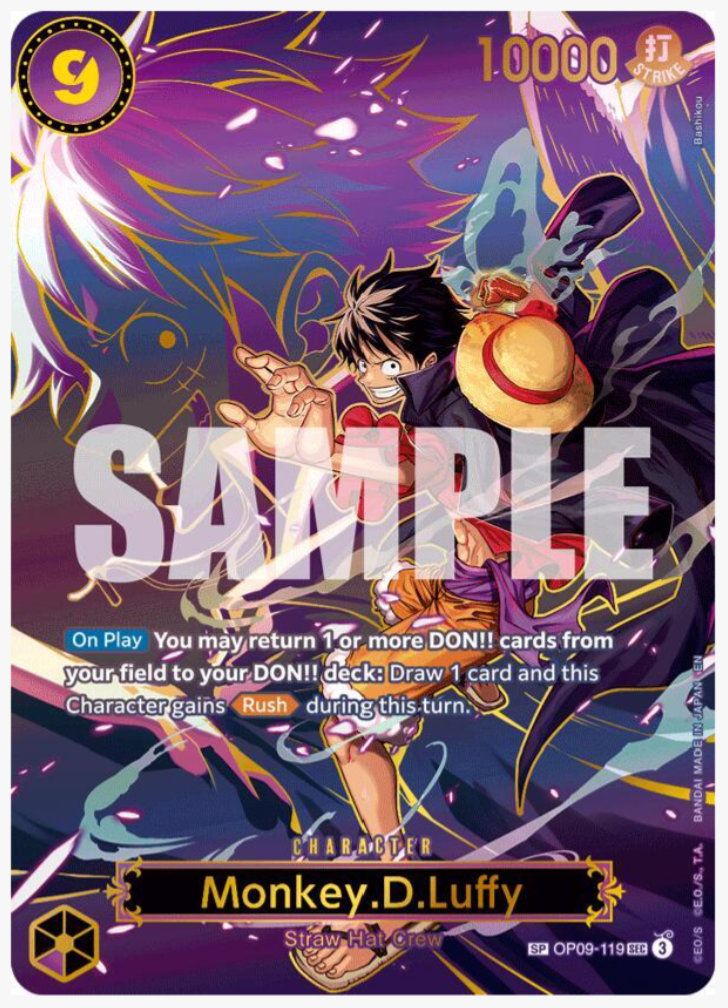 Monkey.D.Luffy (OP09-119) (SP) [Carrying On His Will]