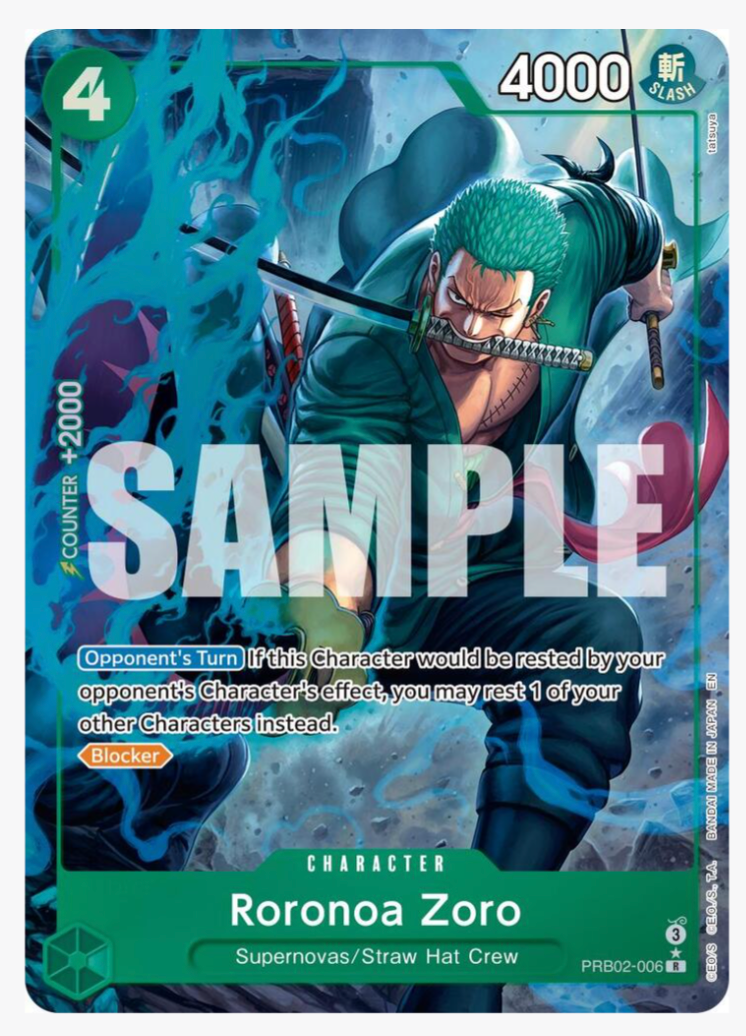 Roronoa Zoro (Alternate Art) [Premium Booster -The Best- Vol. 2]