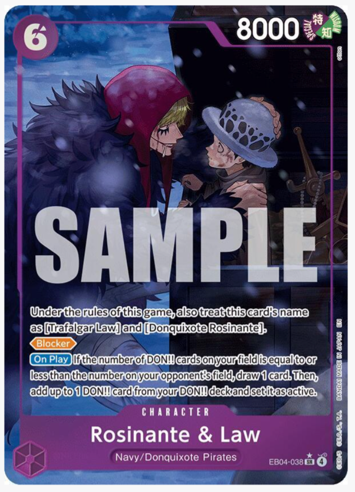 Rosinante & Law (Alternate Art) [The Azure Sea's Seven]