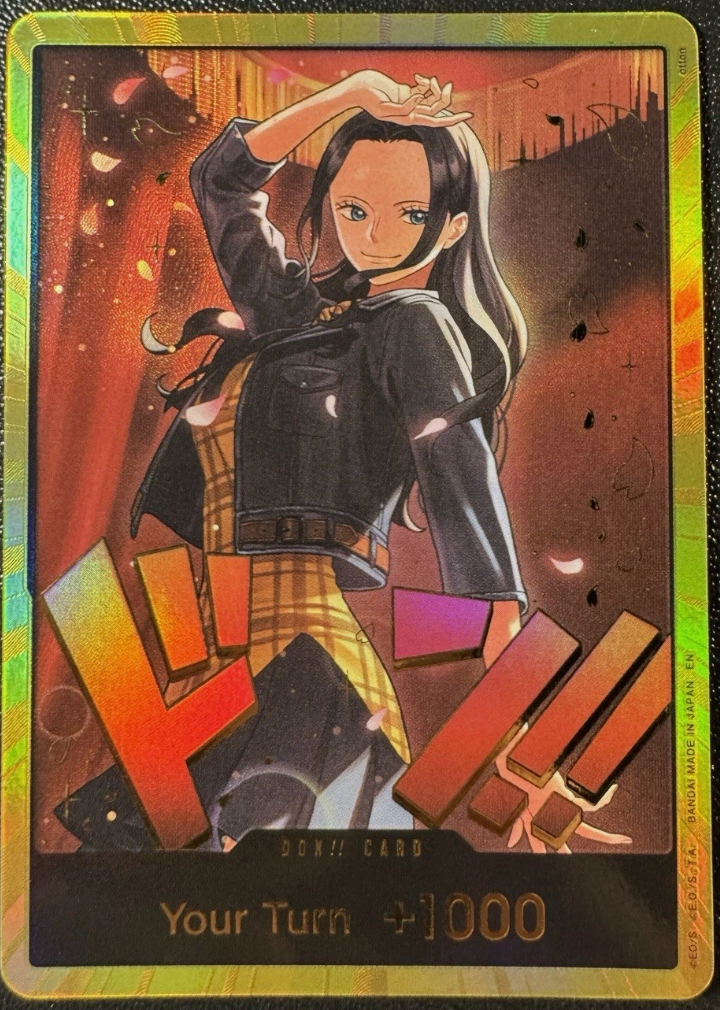 DON!! Card (Nico Robin) (Gold) [Extra Booster: One Piece Heroines Edition]