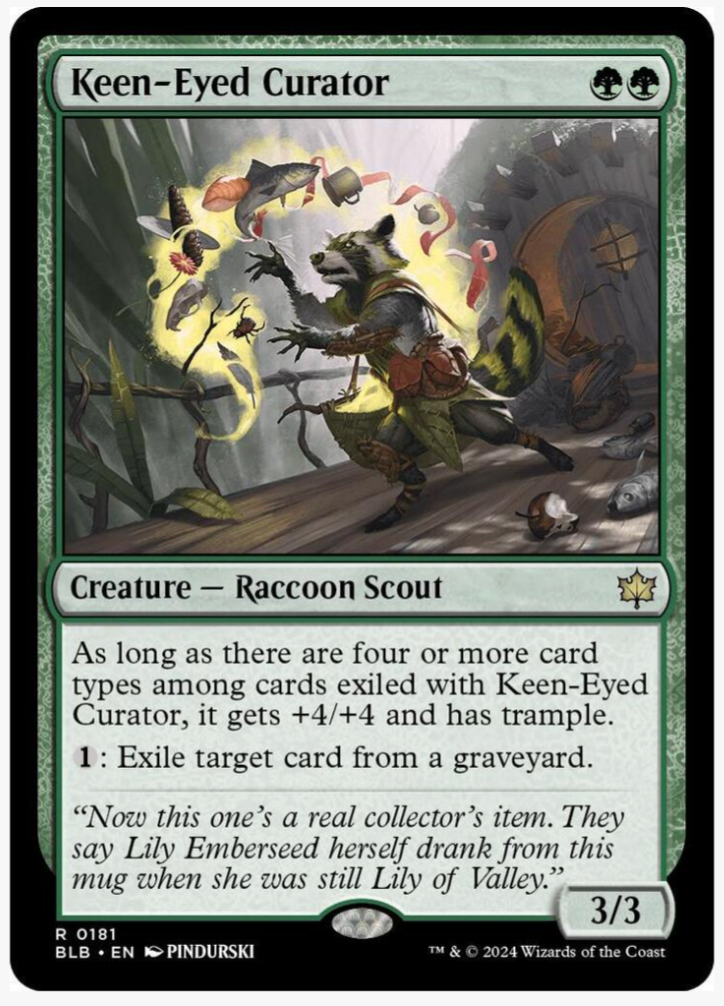 Keen-Eyed Curator [Bloomburrow]