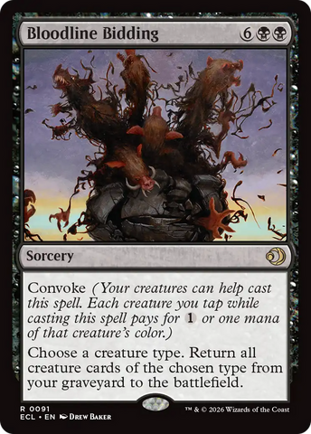 Bloodline Bidding [Lorwyn Eclipsed]