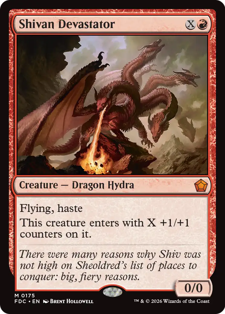 Shivan Devastator [Foundations Commander]