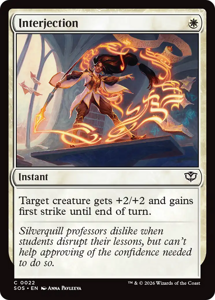Interjection [Secrets of Strixhaven]