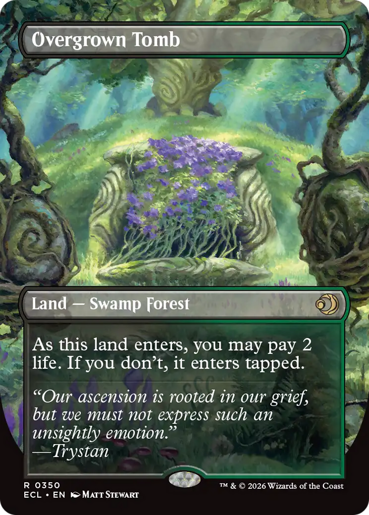 Overgrown Tomb (Borderless) [Lorwyn Eclipsed]