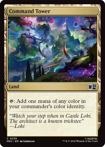 Command Tower (0235) (Surge Foil) [Marvel Super Heroes Commander]