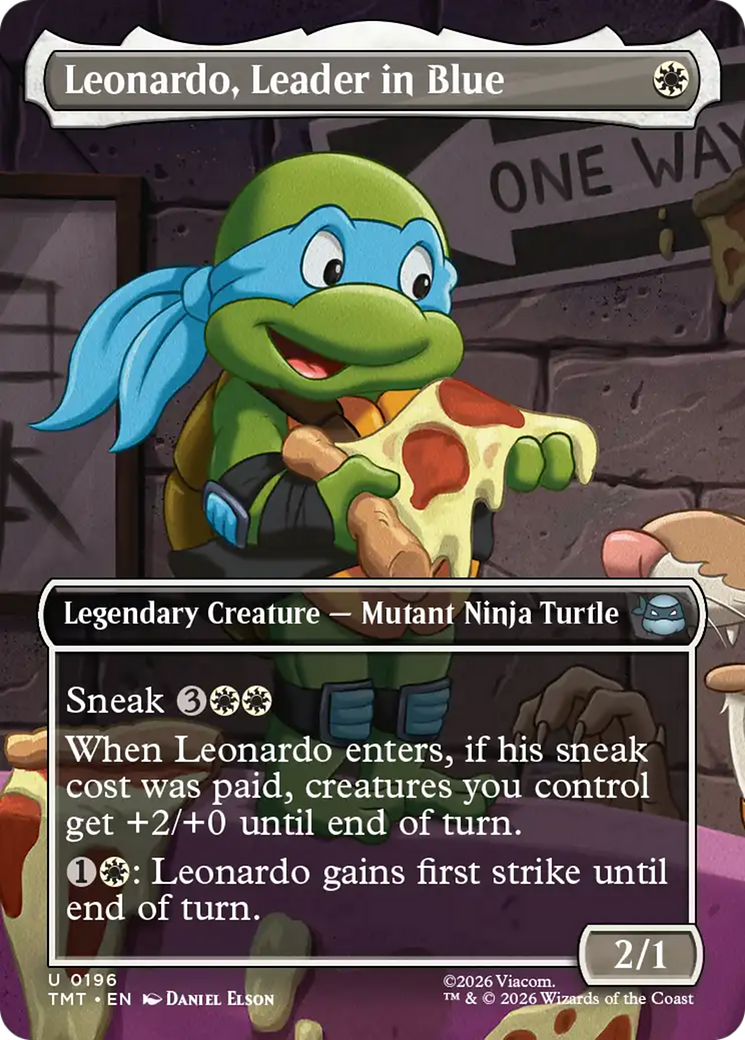 Leonardo, Leader in Blue (Borderless) [Teenage Mutant Ninja Turtles]