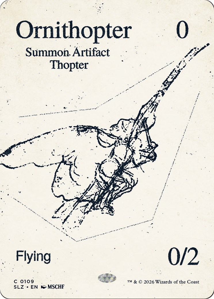 Ornithopter (0109) [Secret Lair x MSCHF: The Zeta Set]