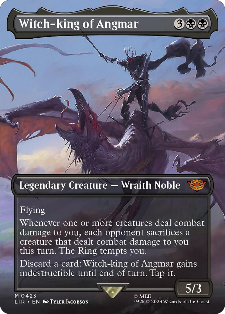 Witch-king of Angmar (Borderless Alternate Art) [The Lord of the Rings