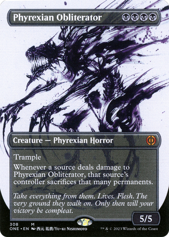 Phyrexian Obliterator (Borderless Ichor) [Phyrexia: All Will Be One]