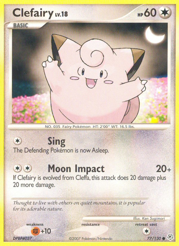 Clefairy (77/130) [Diamond & Pearl: Base Set]