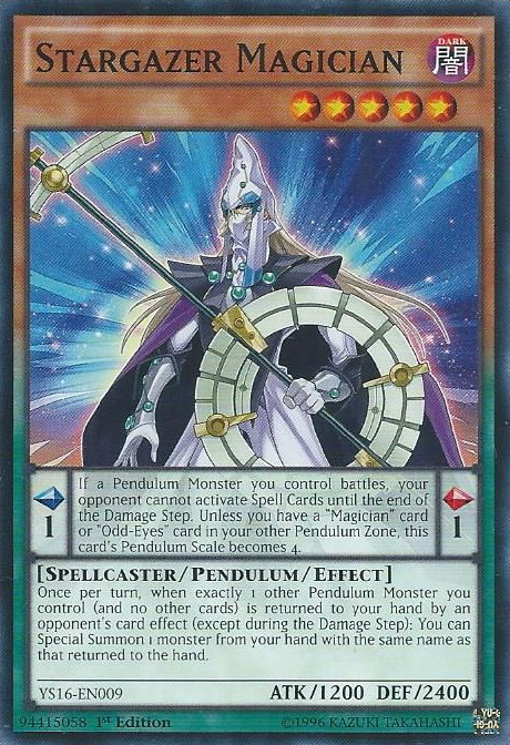 Stargazer Magician [YS16-EN009] Common
