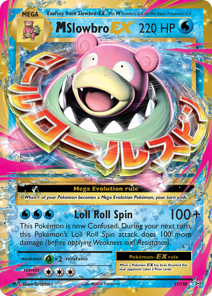 M Slowbro EX (27/108) [XY: Evolutions]