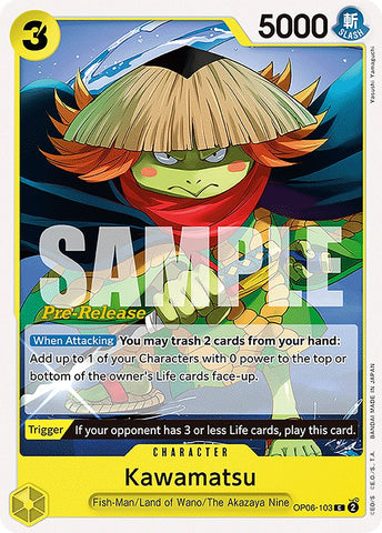 Kawamatsu [Wings of the Captain Pre-Release Cards]