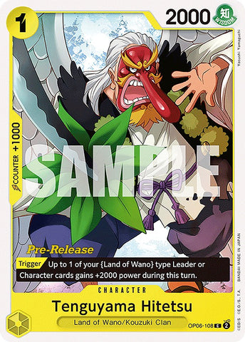 Tenguyama Hitetsu [Wings of the Captain Pre-Release Cards]