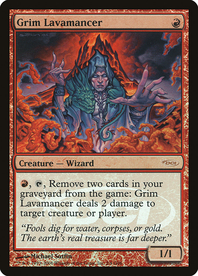 Grim Lavamancer [Judge Gift Cards 2006]