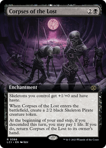 Corpses of the Lost (Extended Art) [The Lost Caverns of Ixalan]
