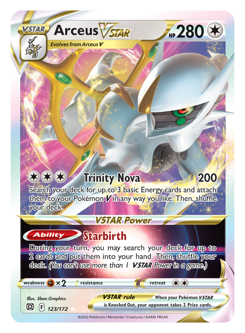 Arceus VSTAR (123/172) [Sword & Shield: Brilliant Stars]