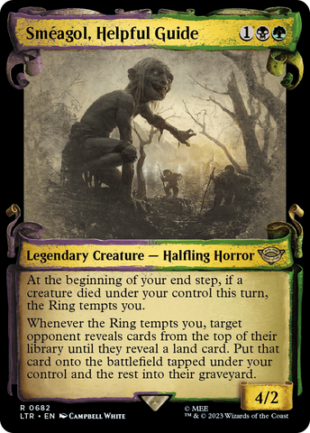 MTG Gollum, Obsessed Stalker Tales of Middle-earth Commander 0026