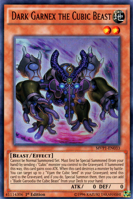 Dark Garnex the Cubic Beast [MVP1-EN033] Ultra Rare